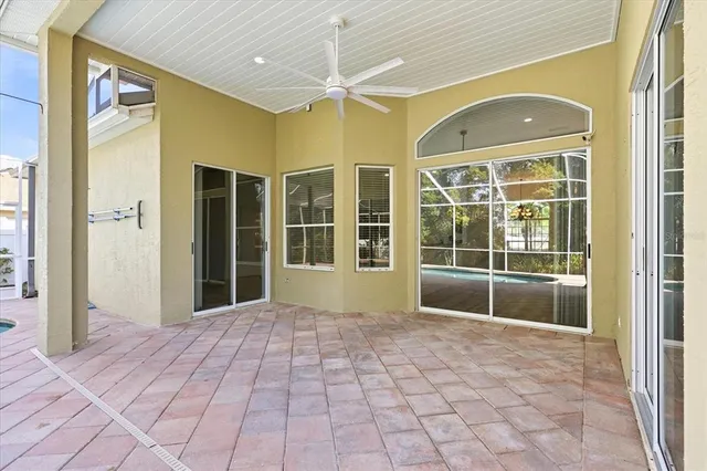 a view of an entryway of a house