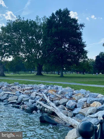 a front view of a building