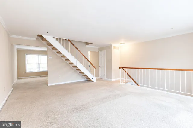 a view of an entryway with staircase
