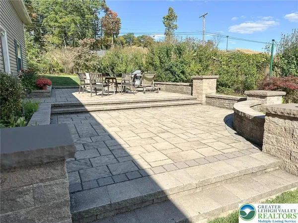 a outdoor space with chairs