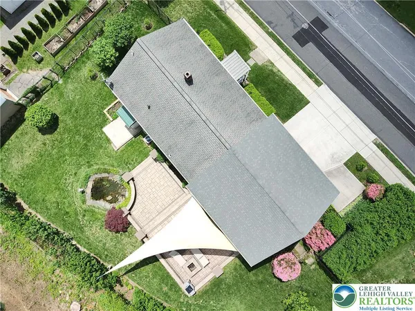 a view of yard from a window