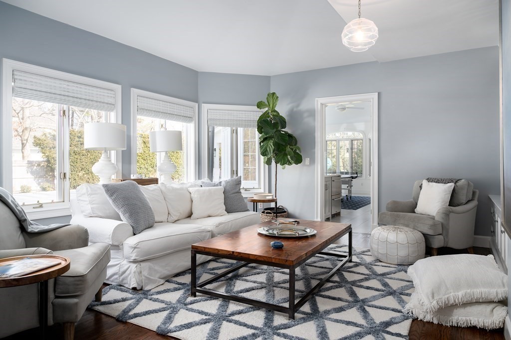 3 Brewer Way Hingham, MA 02043 - Photo 5 of 36 a living room with furniture and a large window