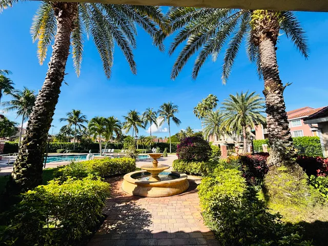 a view of a lake with houses