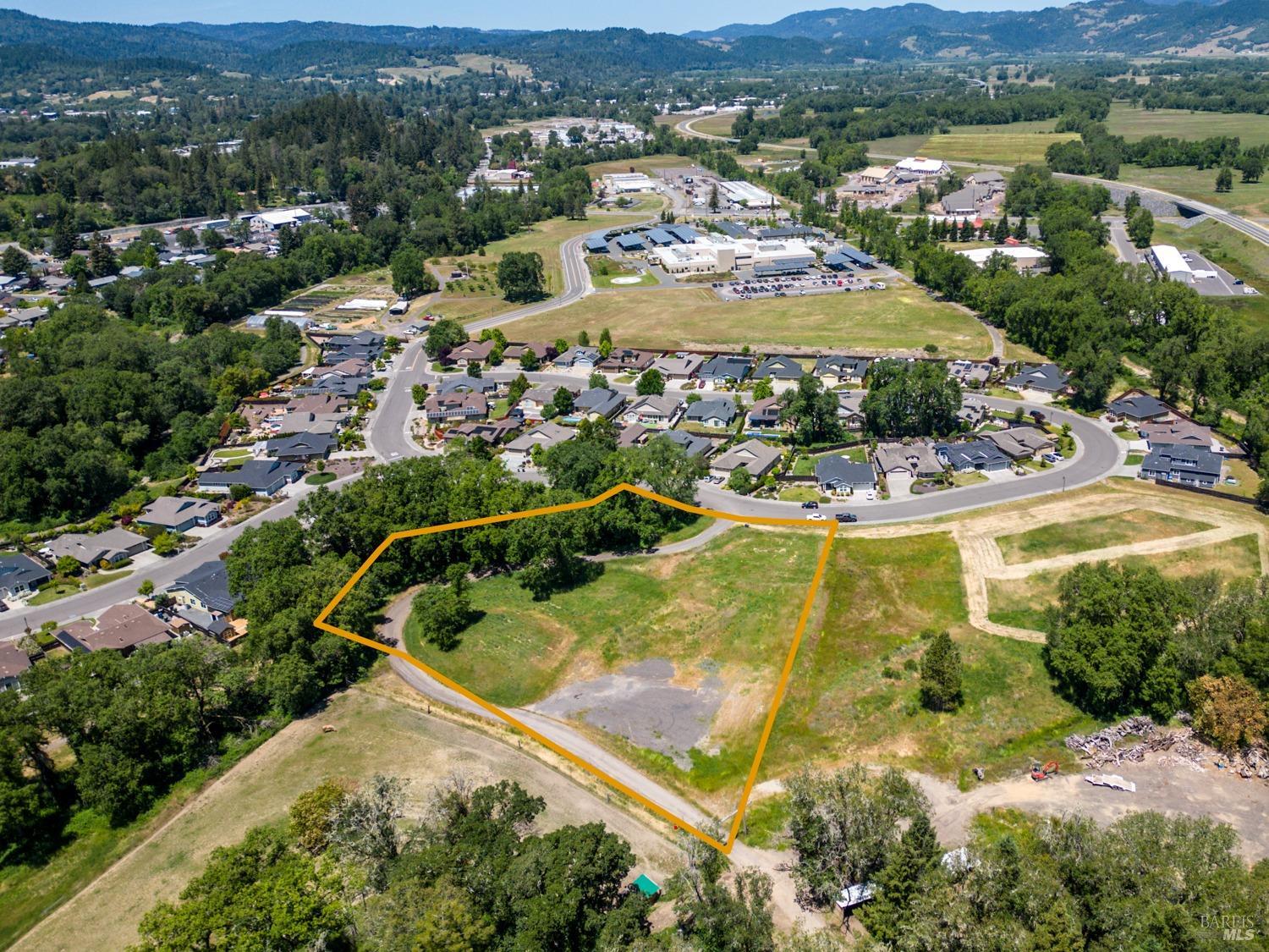 450 Grove Street Willits, CA 95490 - Photo 2 of 7 an aerial view of residential houses with outdoor space