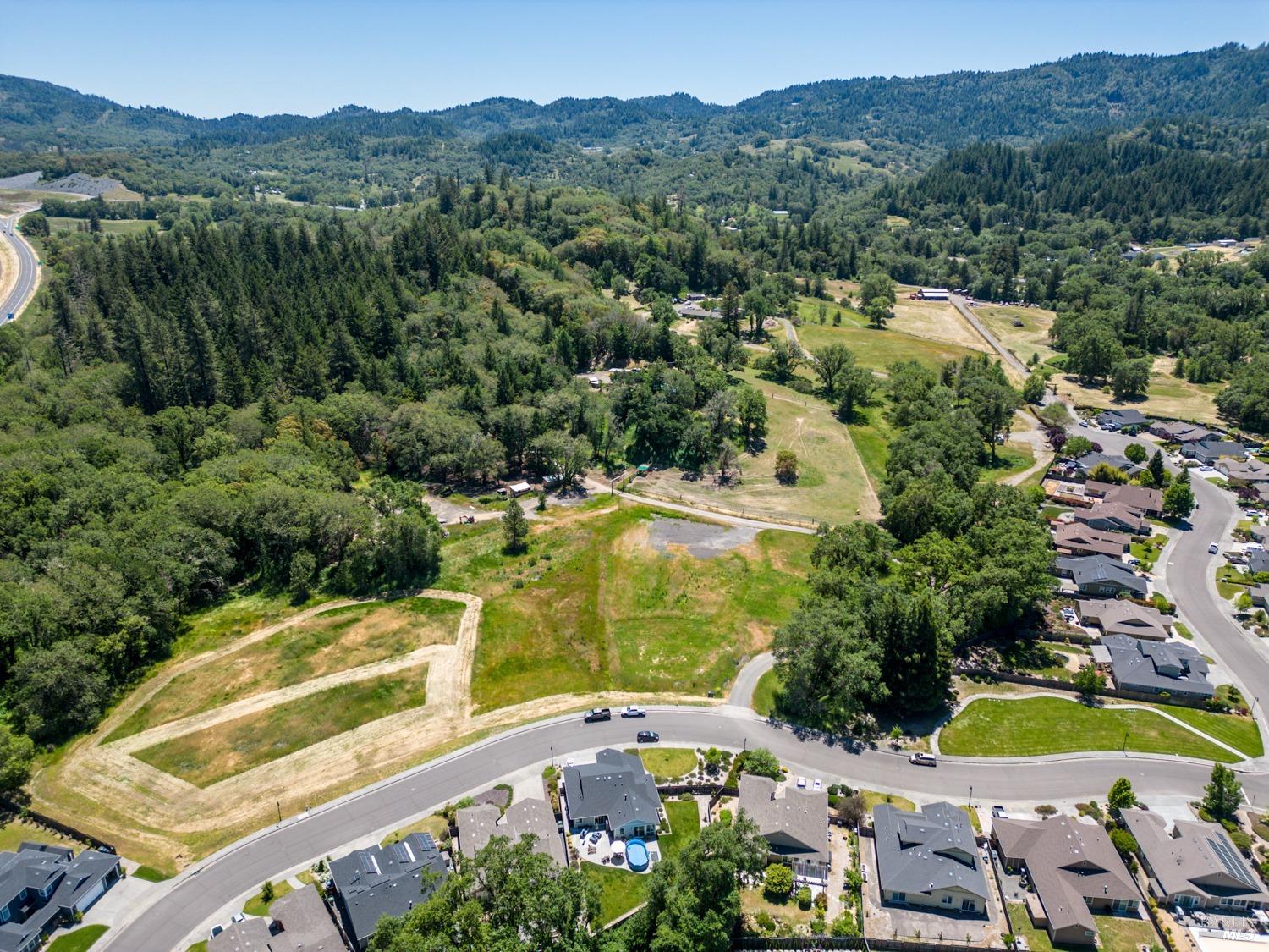 450 Grove Street Willits, CA 95490 - Photo 5 of 7 an aerial view of a house with a yard