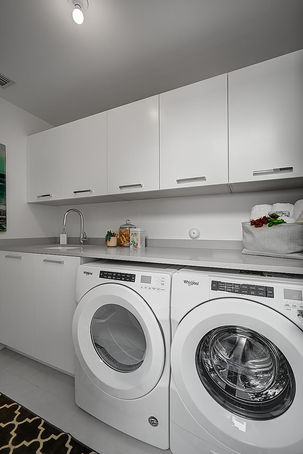 3092 Banyan Road, Unit A Boca Raton, FL 33432 - Photo 40 of 49 a utility room with sink dryer and washer