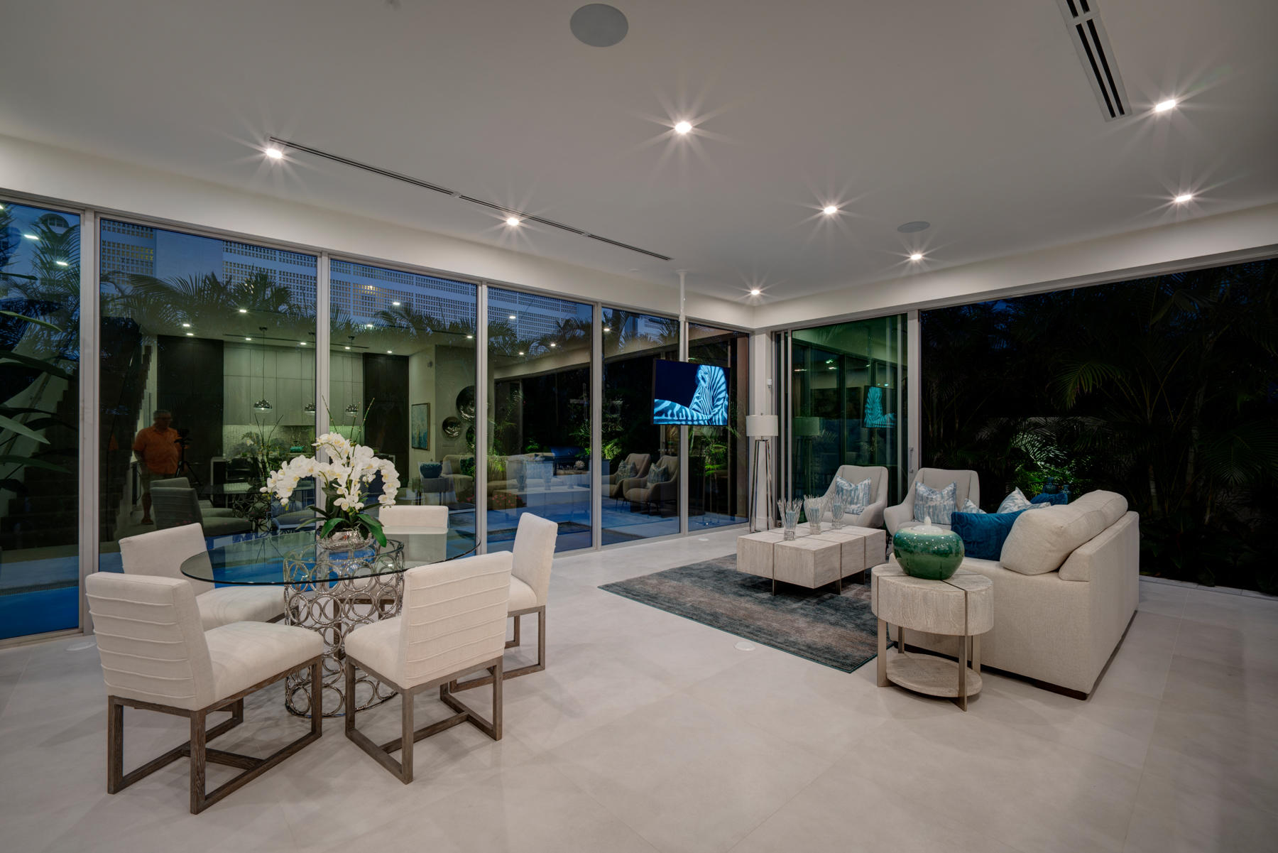 3092 Banyan Road, Unit A Boca Raton, FL 33432 - Photo 48 of 49 a dining room with furniture and a large window
