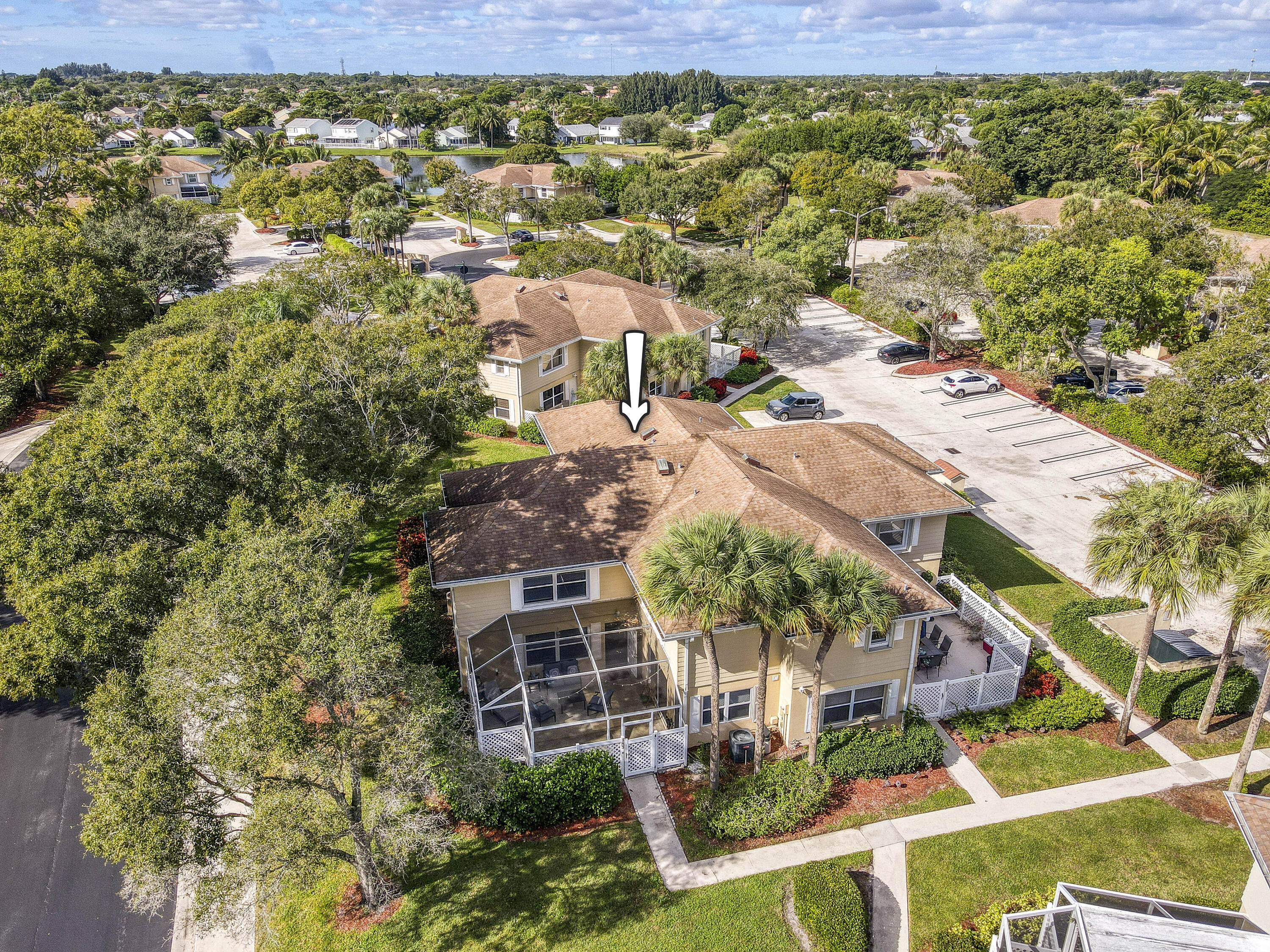 4603 Roxbury Court Boynton Beach, FL 33436 - Photo 16 of 19 an aerial view of residential houses with outdoor space