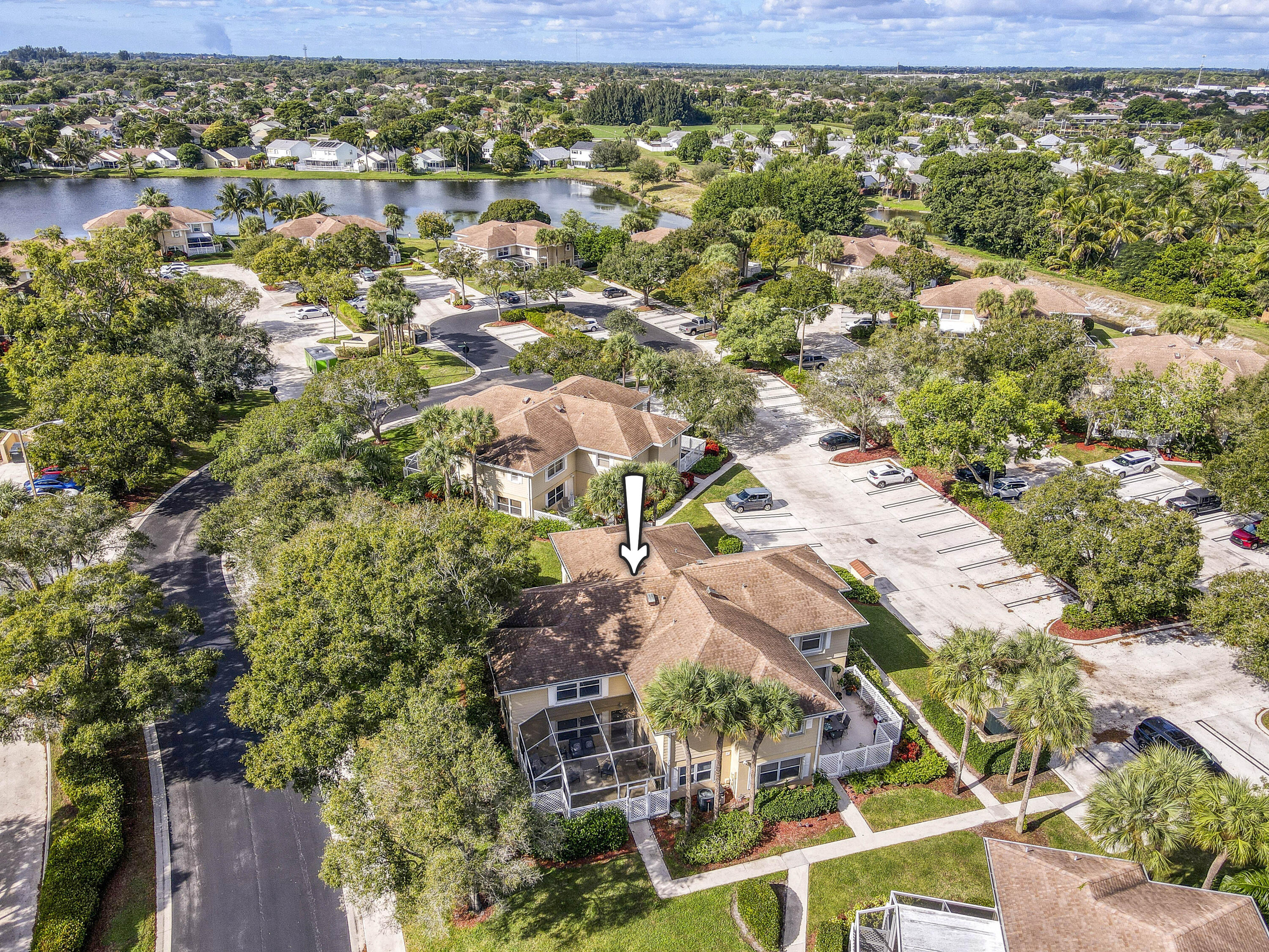 4603 Roxbury Court Boynton Beach, FL 33436 - Photo 2 of 19 an aerial view of residential houses with outdoor space and trees