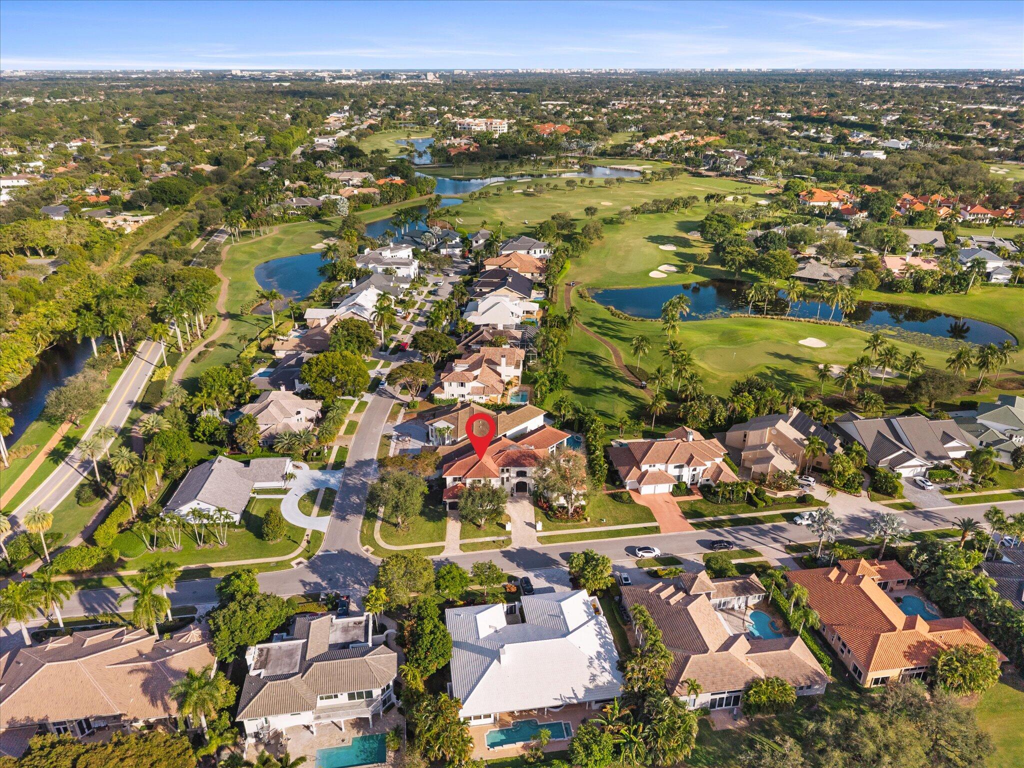 7955 Mandarin Drive Boca Raton, FL 33433 - Photo 64 of 74 an aerial view of residential houses with outdoor space and swimming pool