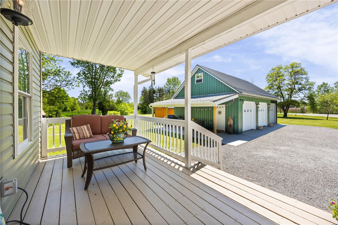 4581 Holley Byron Road Holley, NY 14470 - Photo 4 of 50 Enjoy morning coffee on one of three porches