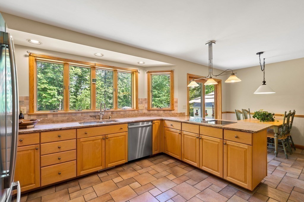 145 Wallace Hill Road Townsend, MA 01469 - Photo 5 of 37 a kitchen with sink and window
