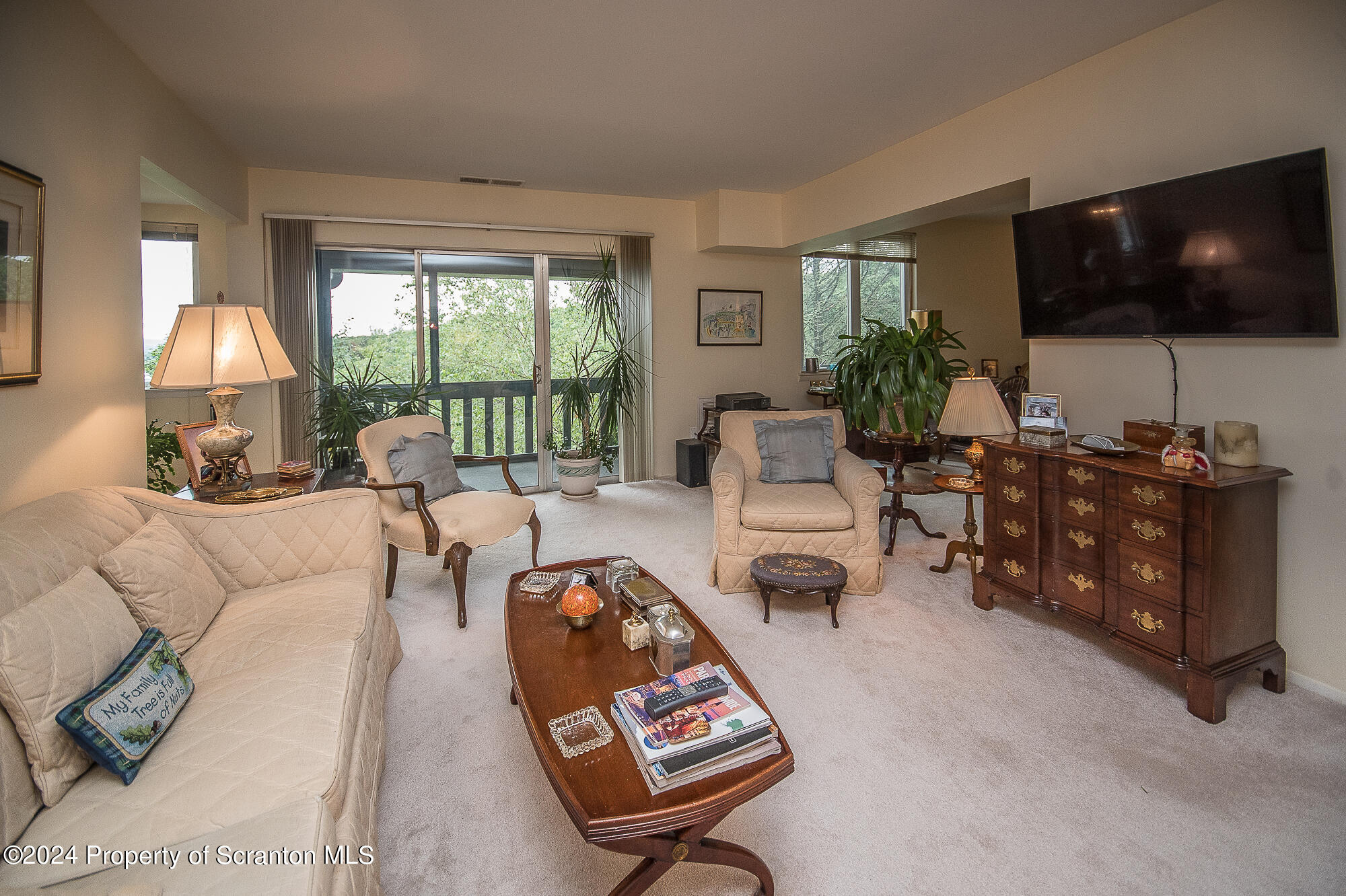 1311 Summit Pointe Scranton, PA 18508 - Photo 29 of 29 a living room with furniture and a flat screen tv