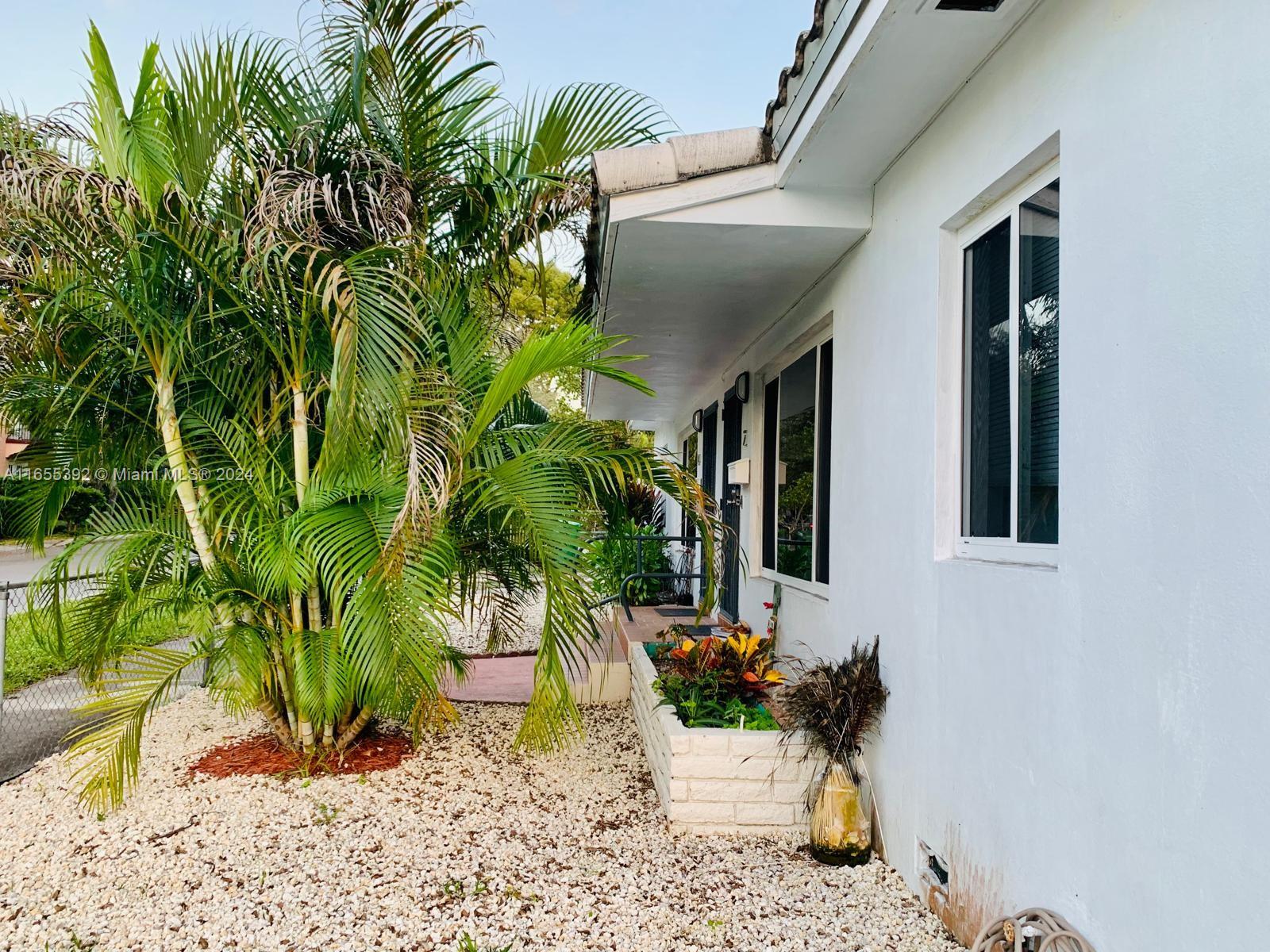 2 Northeast 45th Street, Unit 4 Miami, FL 33137 - Photo 12 of 15 a view of a potted plants in front of a house