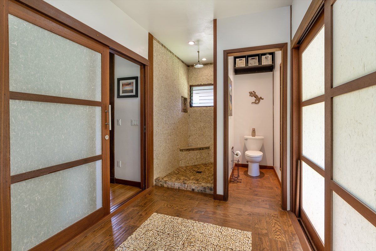 568 U Kamalu Road Kapaa, HI 96746 - Photo 7 of 11 a bathroom with a shower and a toilet
