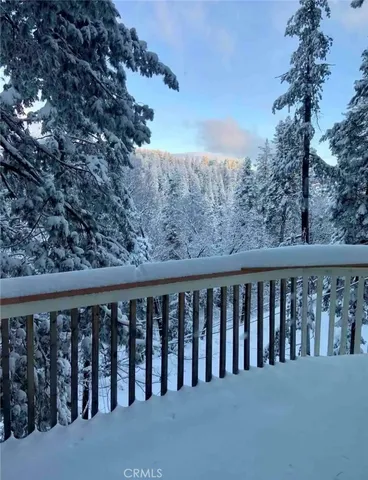a balcony with outdoor space