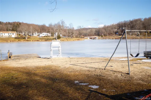 a view of an ocean with city