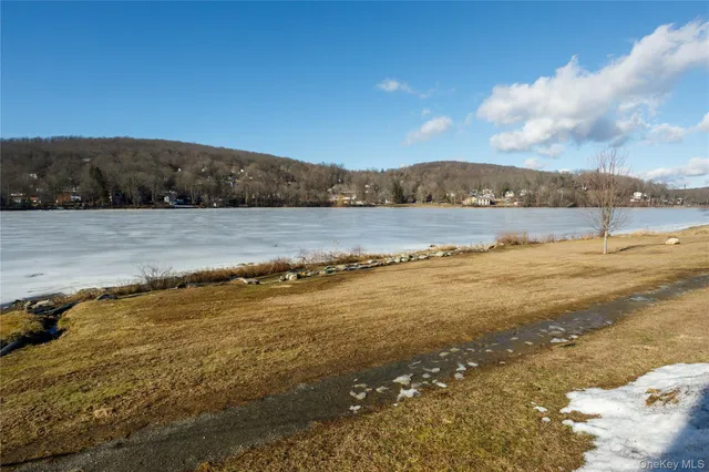 a view of an ocean and beach