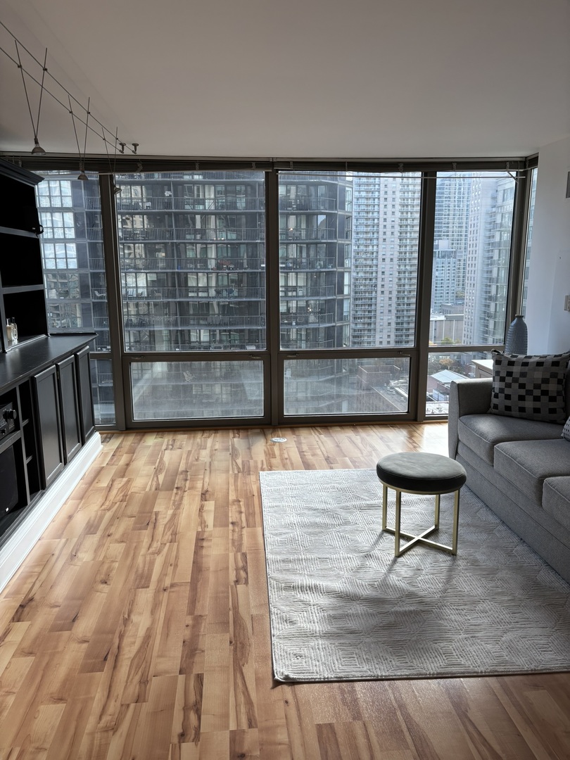 2 East Erie Street, Unit 2204 Chicago, IL 60611 - Photo 15 of 25 a view of kitchen with furniture and window