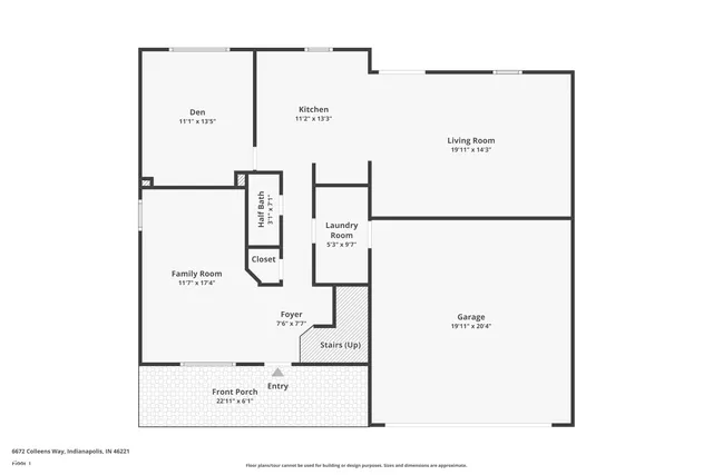 $1,865 | 6672 Colleens Way, Indianapolis, IN 46221