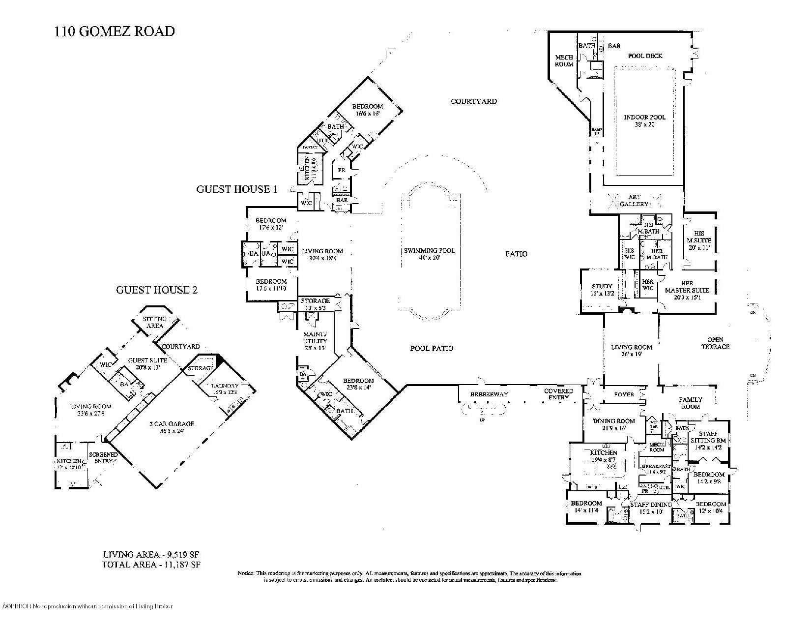 110 Gomez Road Hobe Sound, FL 33455 - Photo 31 of 31 110 floorplan