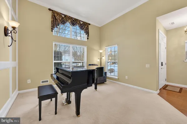 a room with furniture and a window