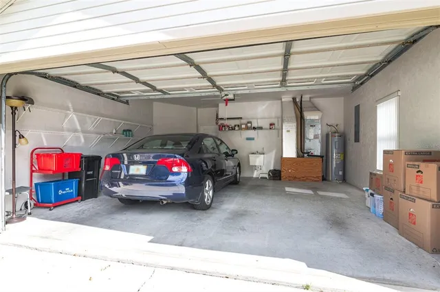 a view of parking garage