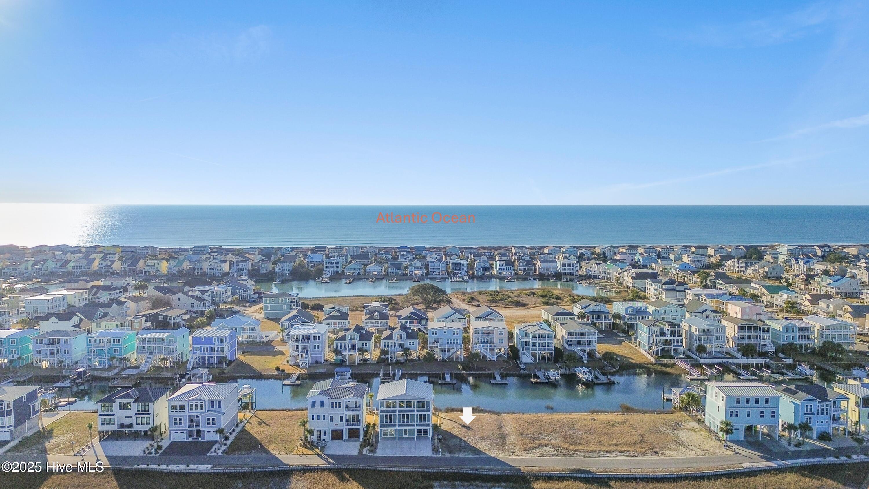 Lot 62 Riverside Drive Sunset Beach, NC 28468 - Photo 8 of 19 Lot 62, Arial front view w markups