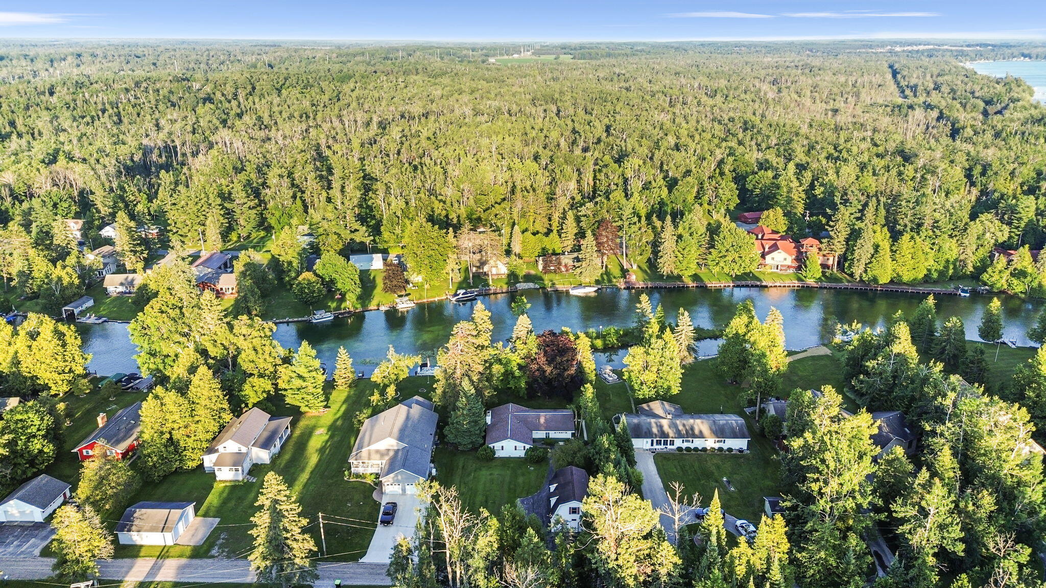 8280 East Foote Road Cheboygan, MI 49721 - Photo 46 of 49 Aerial