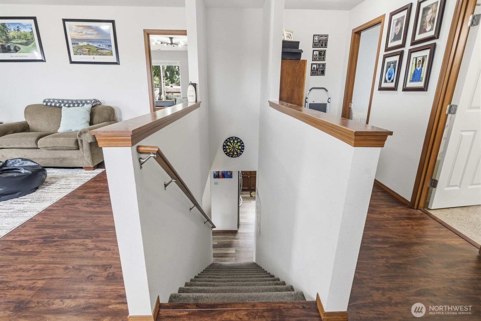 1804 Harborview Drive Aberdeen, WA 98520 - Photo 10 of 30 a view of entryway and hall with wooden floor