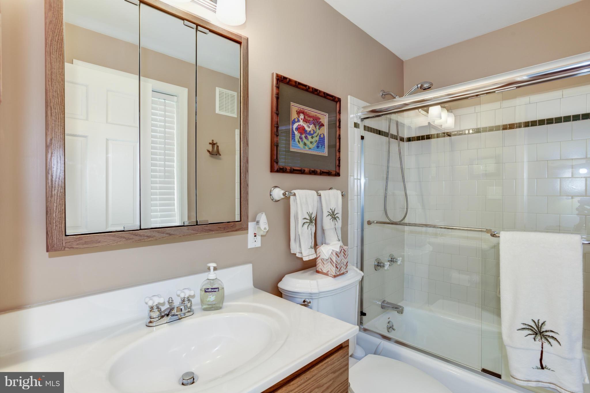 609 Chumleigh Road Baltimore, MD 21212 - Photo 18 of 30 a bathroom with a sink and a mirror