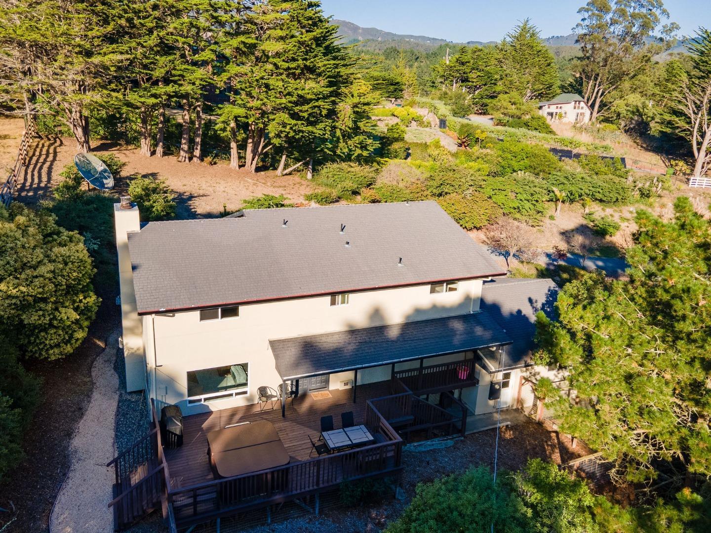 1790 Sunshine Valley Road Moss Beach, CA 94038 - Photo 23 of 30 an aerial view of house with yard