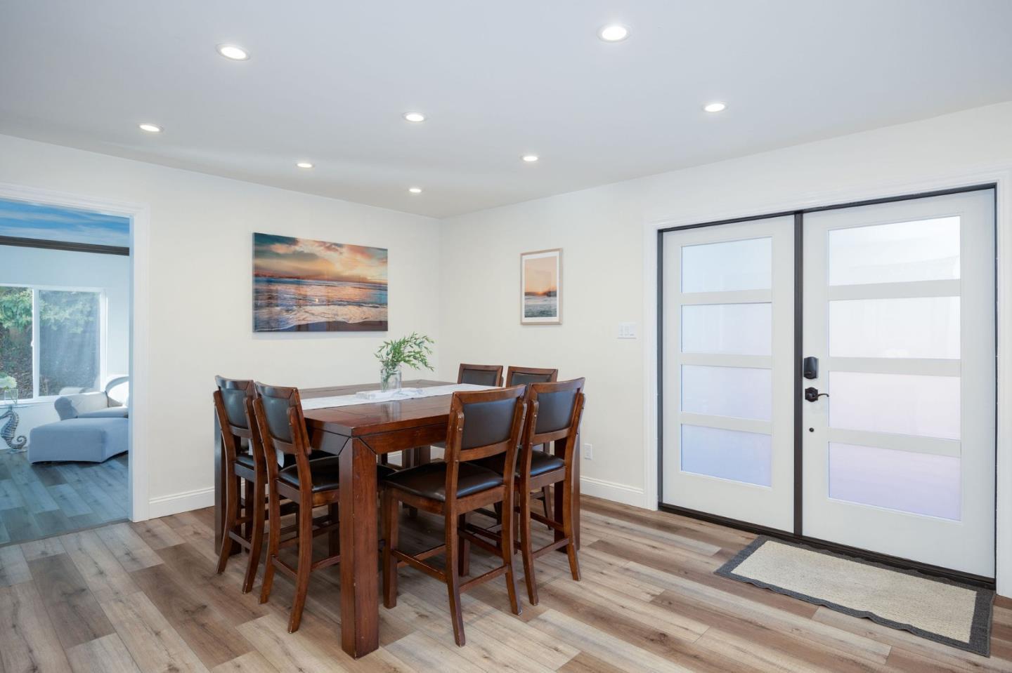 1790 Sunshine Valley Road Moss Beach, CA 94038 - Photo 8 of 30 a view of a dining room with furniture