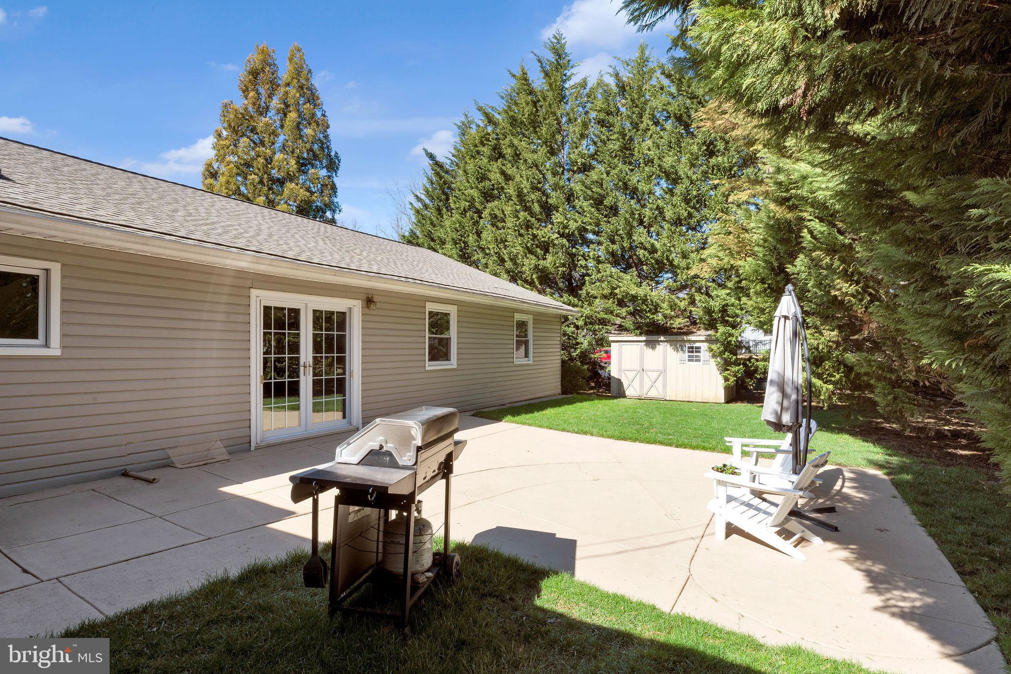 343 Andrew Road Huntingdon Valley, PA 19006 - Photo 30 of 33 quaint backyard patio for dining al fresco
