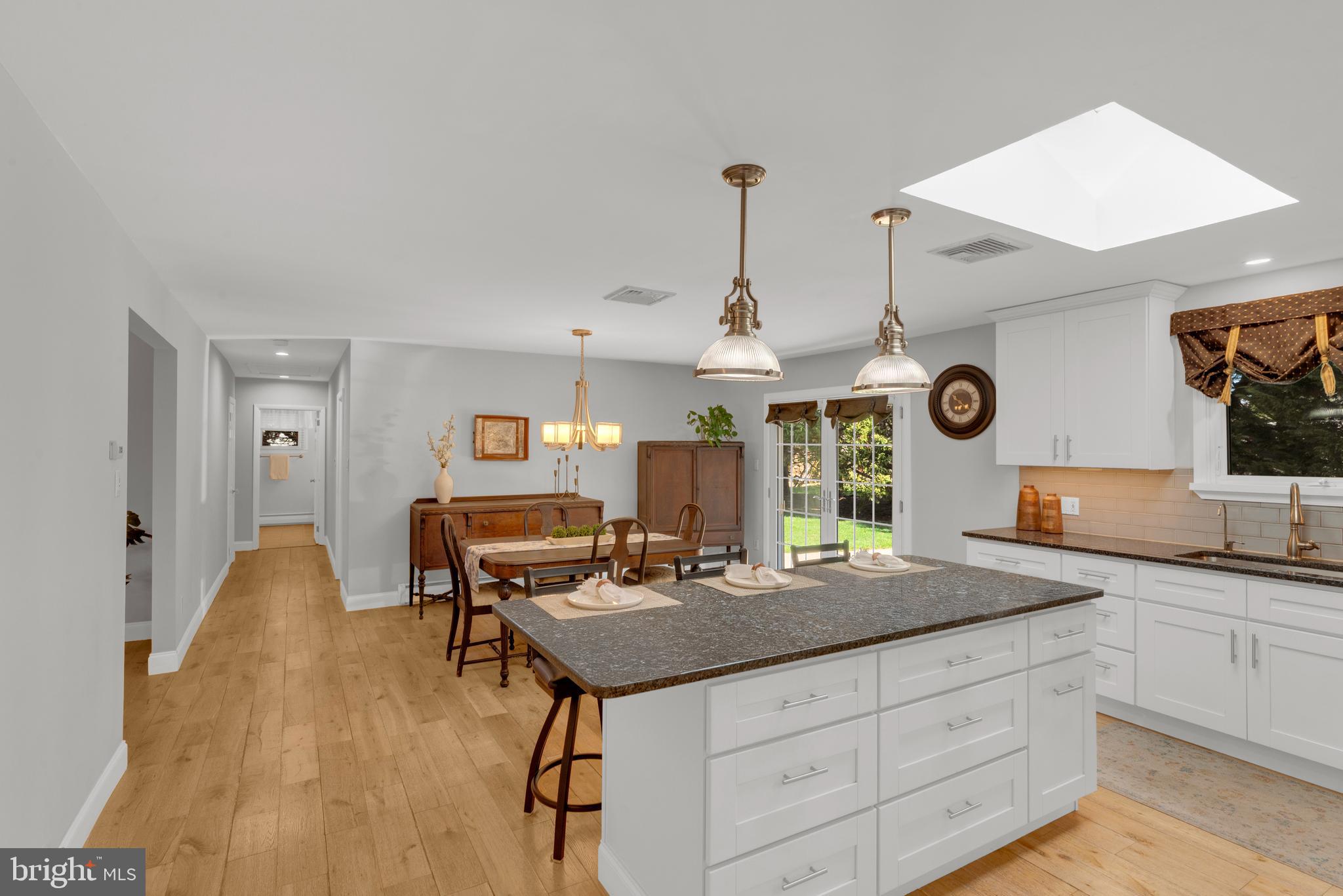 343 Andrew Road Huntingdon Valley, PA 19006 - Photo 5 of 33 thoughtfully updated kitchen with white cabinets
