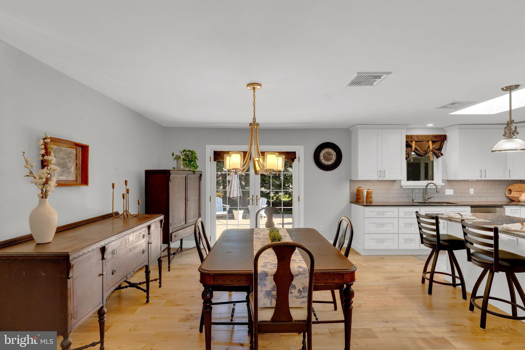 343 Andrew Road Huntingdon Valley, PA 19006 - Photo 10 of 33 newer French doors to the patio