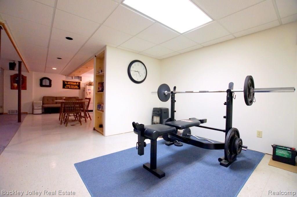 1748 Peavy Road Howell, MI 48843 - Photo 15 of 22 Spacious Work Out or Rec Space
