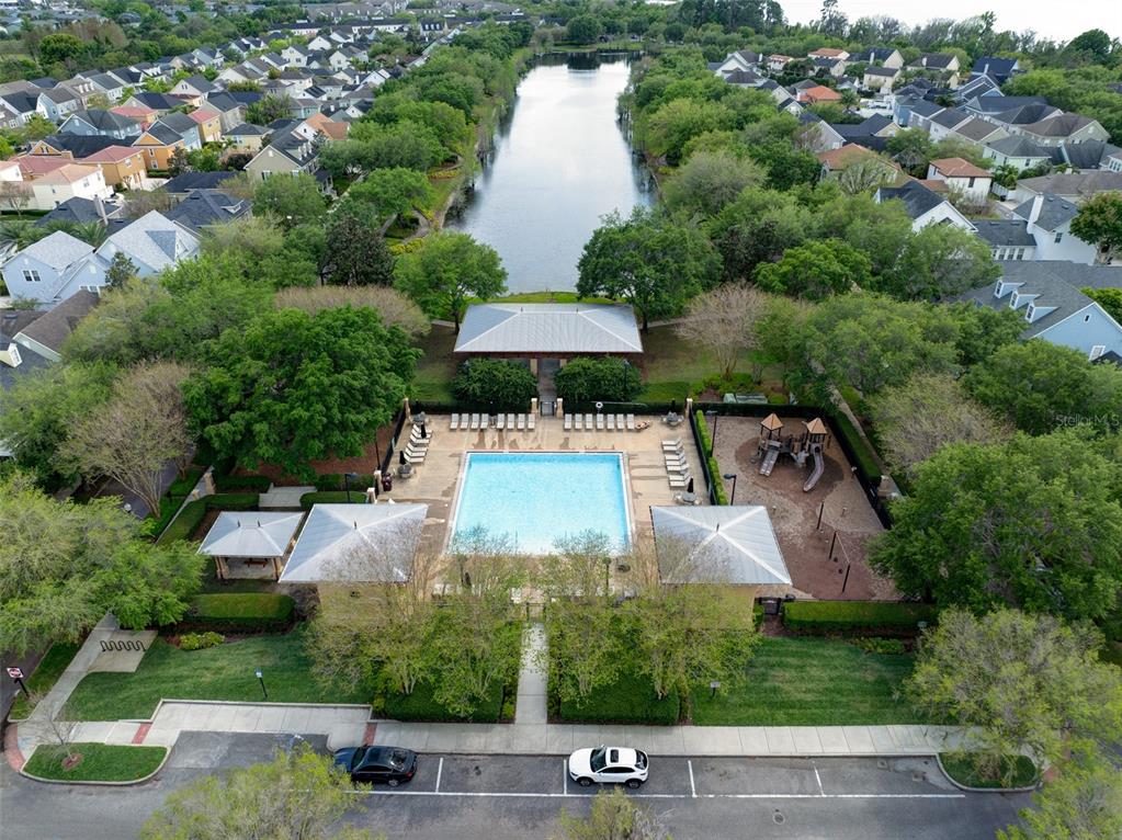1563 Common Way Road Orlando, FL 32814 - Photo 40 of 47 an aerial view of a house with yard swimming pool and outdoor seating