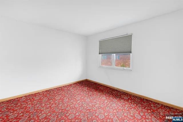 a big room with a window