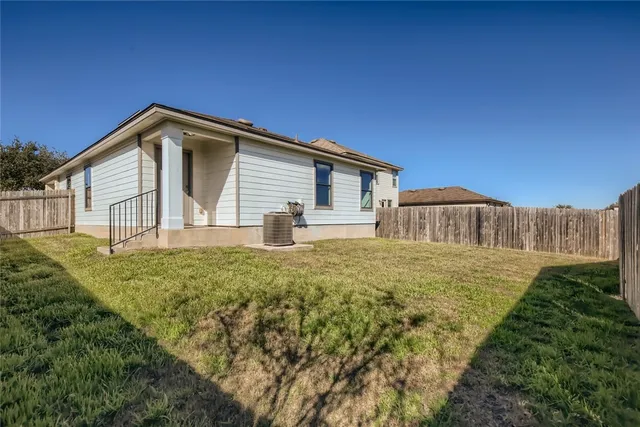 a house view with a outdoor space