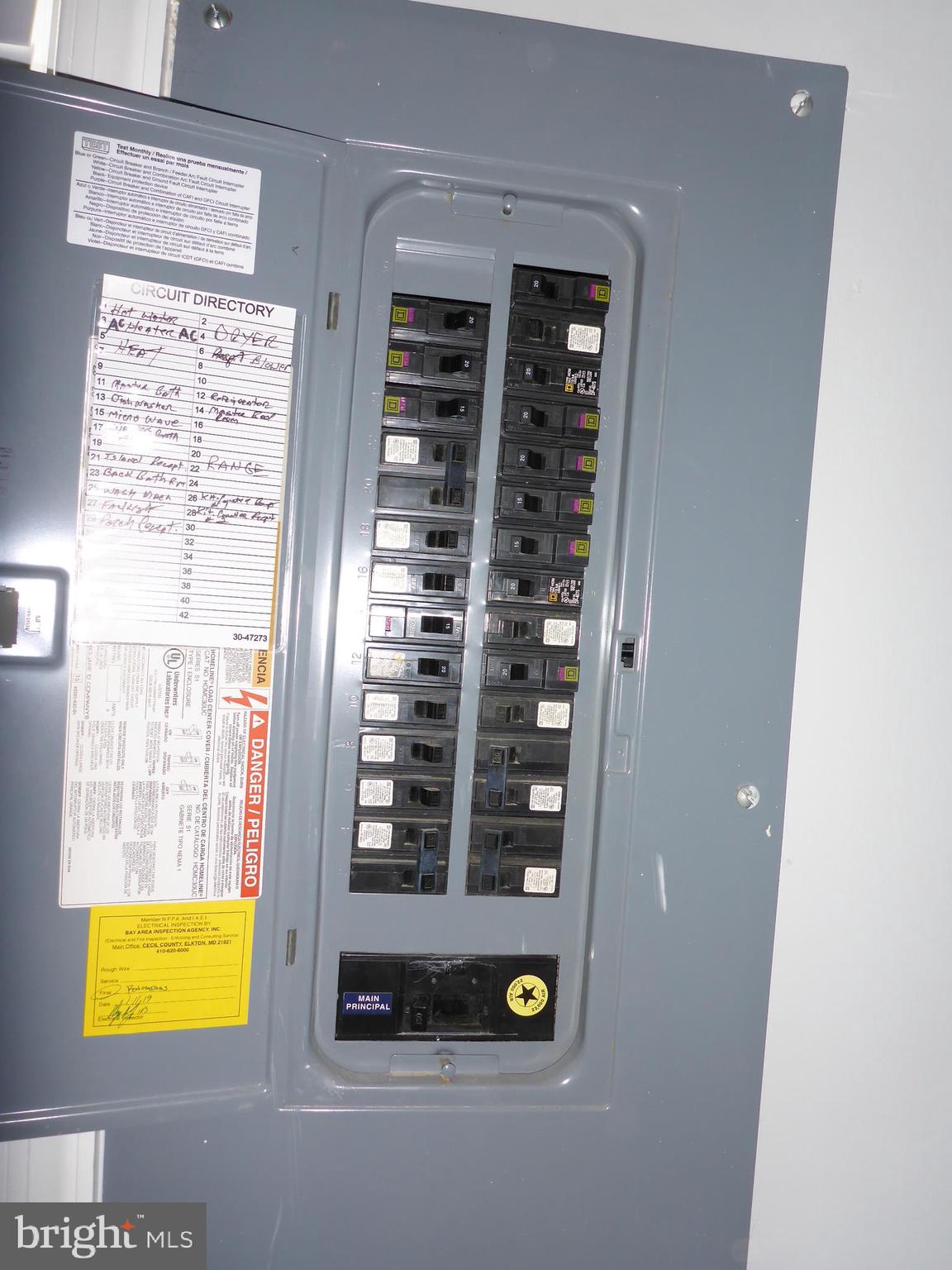 1506 Carpenters Point Road Perryville, MD 21903 - Photo 23 of 29 150 Amp Circuit Breaker Panel