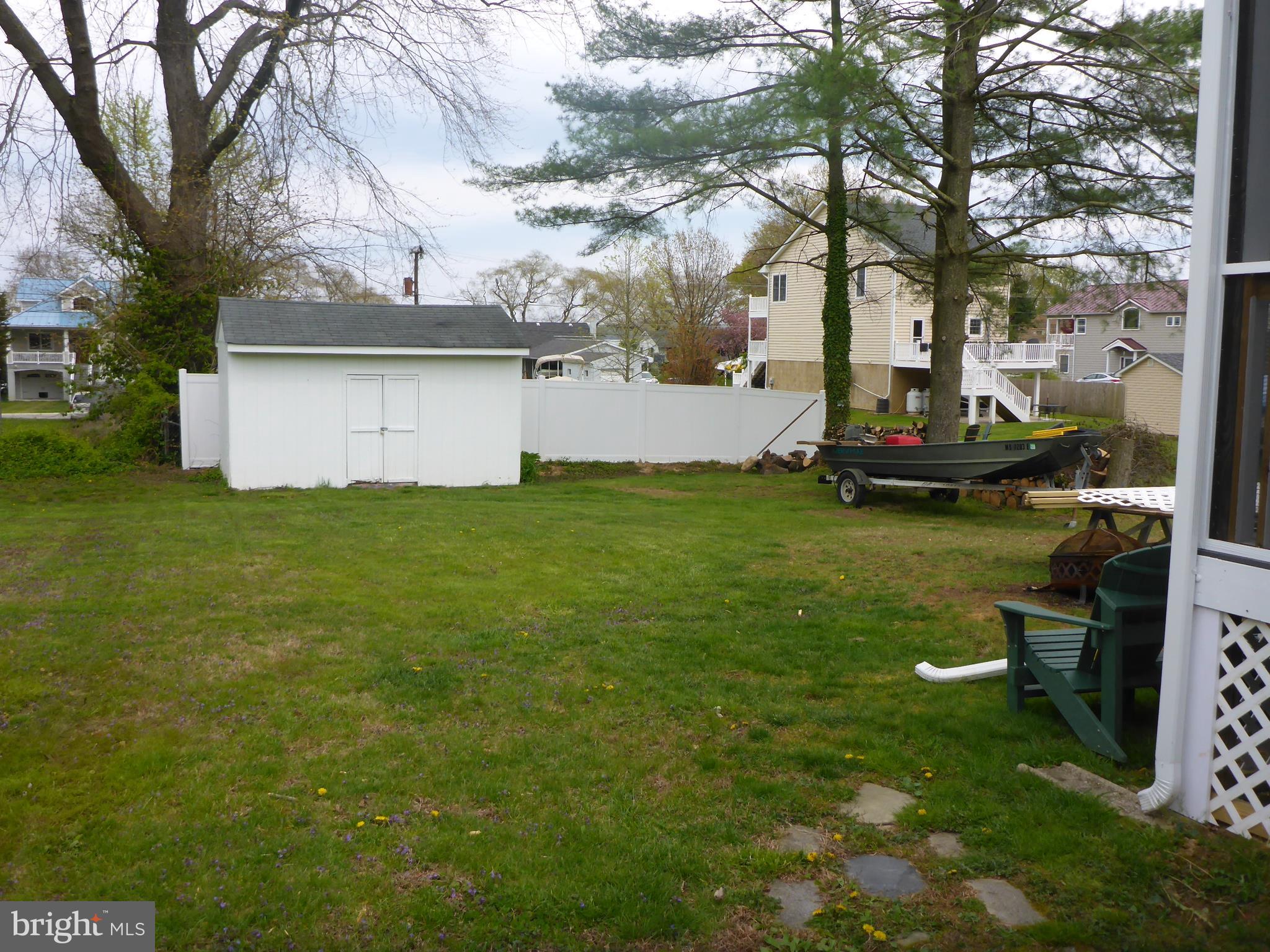 1506 Carpenters Point Road Perryville, MD 21903 - Photo 27 of 29 Rear yard with storage shed. Room for horseshoes.