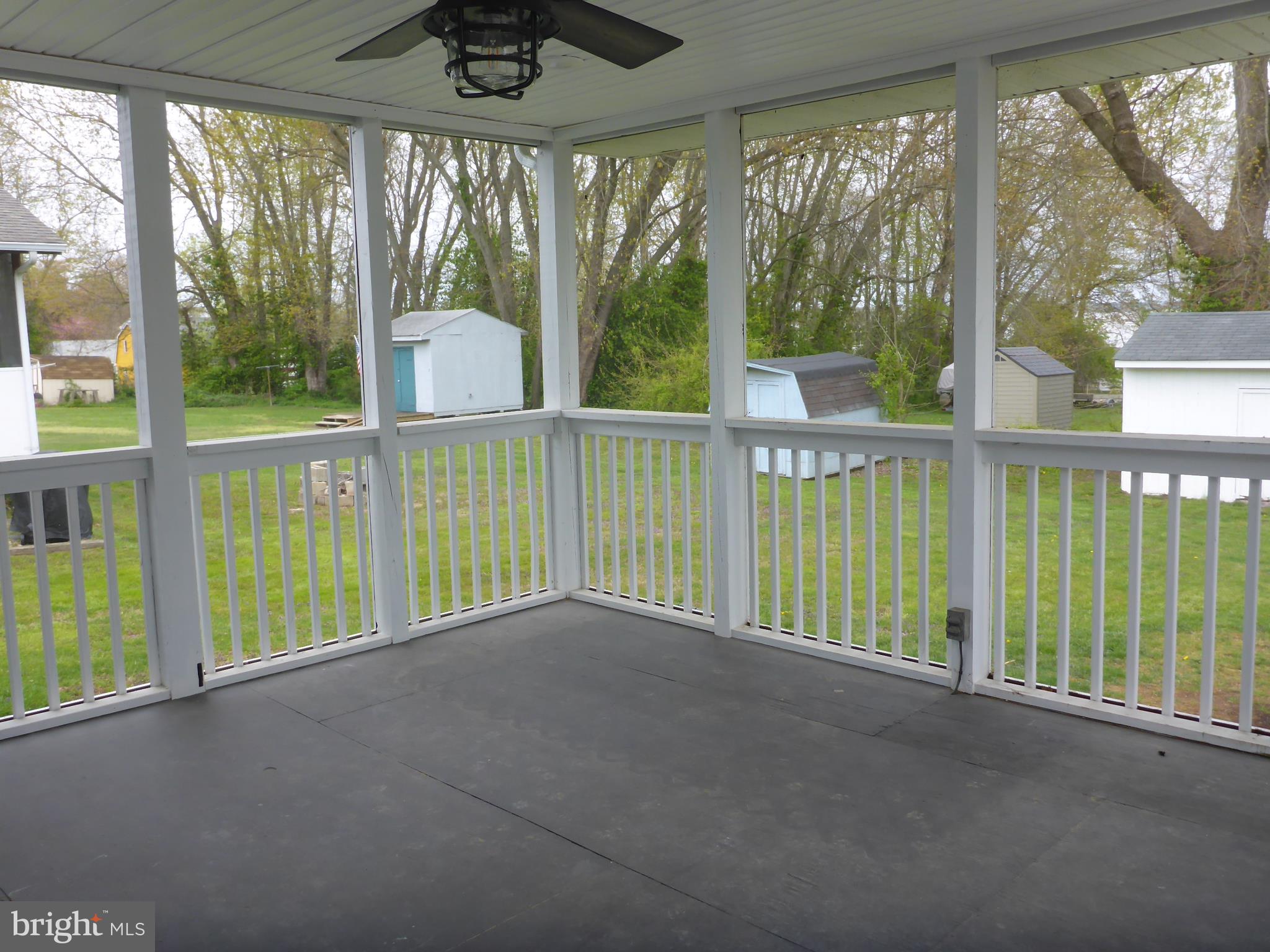 1506 Carpenters Point Road Perryville, MD 21903 - Photo 28 of 29 Screened rear porch with ceiling fan.
