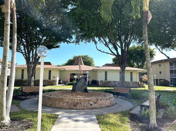 a large house with a yard