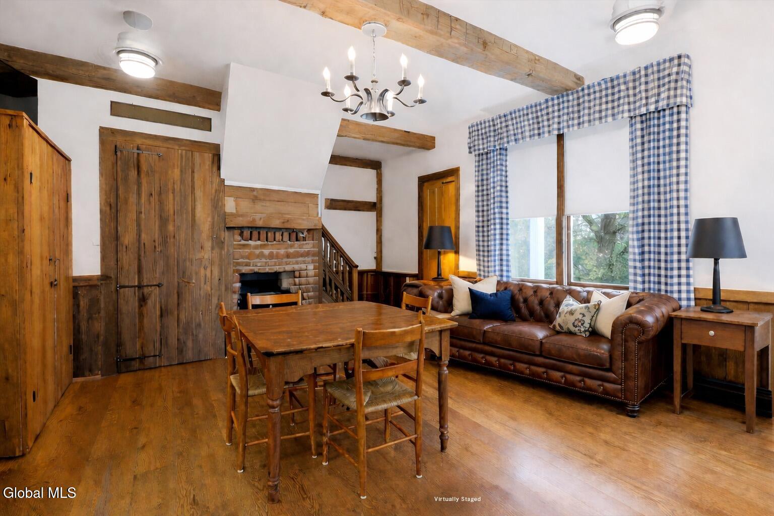 40 Geyser Road Saratoga Springs, NY 12866 - Photo 29 of 77 kitchen eating area brown couch with sta