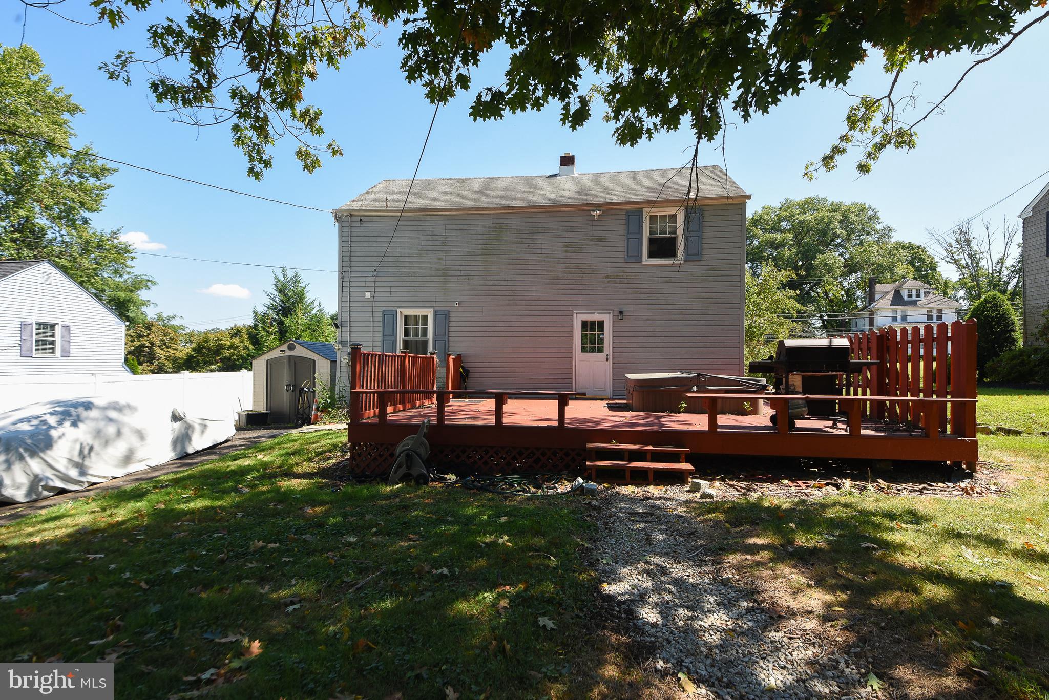 1014 North York Road Willow Grove, PA 19090 - Photo 26 of 33 a view of a house with backyard and sitting area