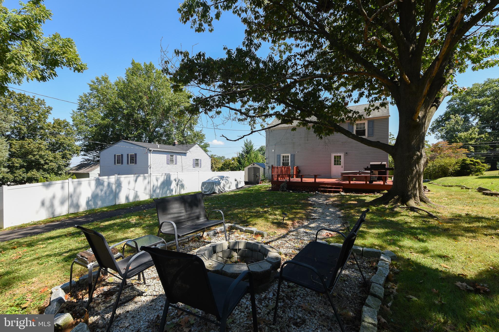 1014 North York Road Willow Grove, PA 19090 - Photo 28 of 33 a view of backyard of house with seating space