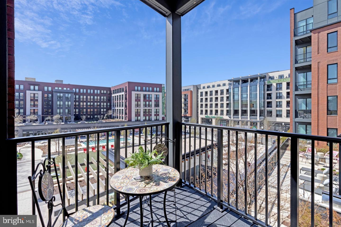 7175 12th Street Northwest, Unit 302 Washington, DC 20012 - Photo 13 of 54 Views of the vibrant court. yard at the Parks