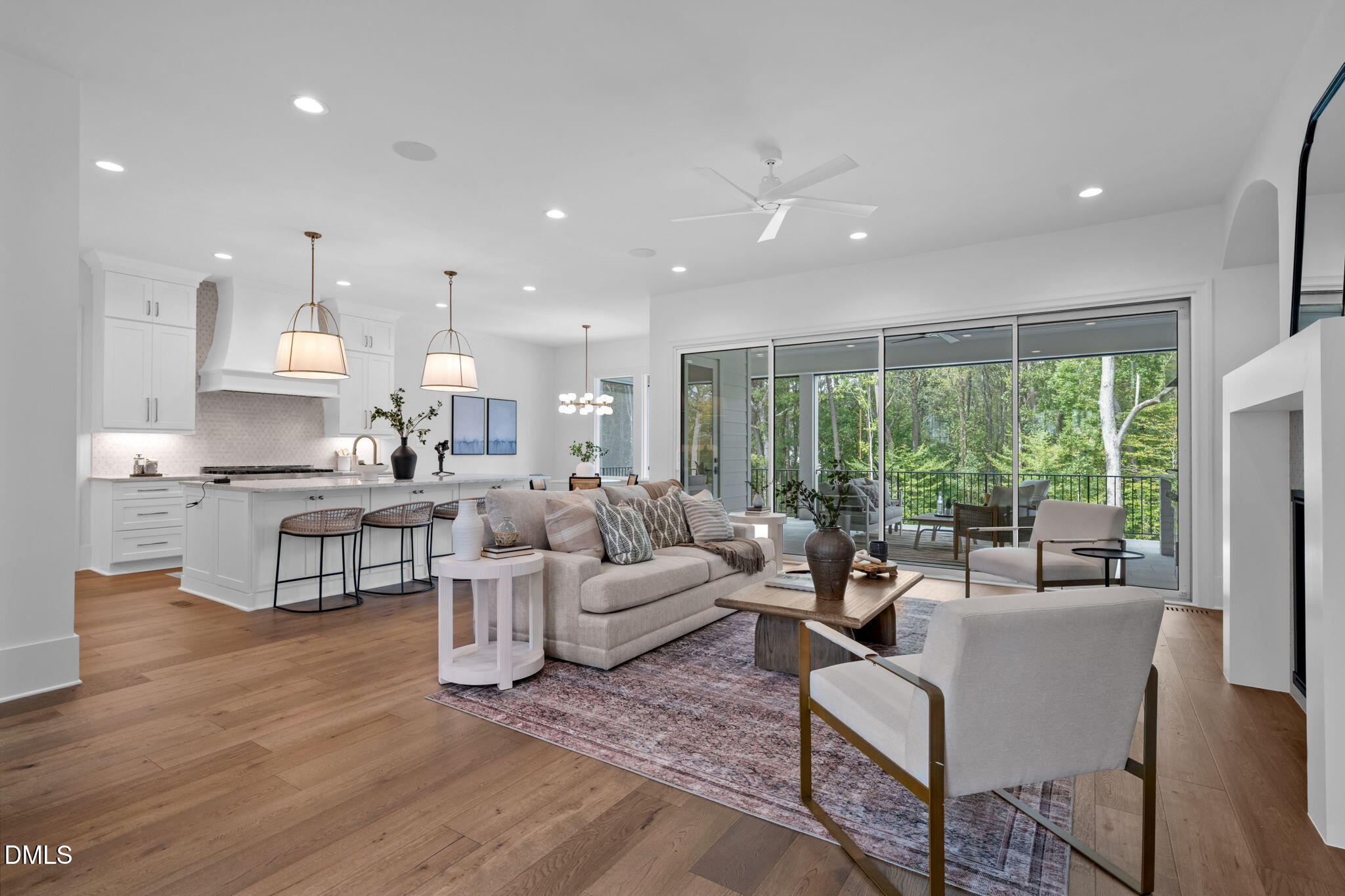 1609 Legacy Ridge Lane Wake Forest, NC 27587 - Photo 12 of 71 a living room with furniture and a large window
