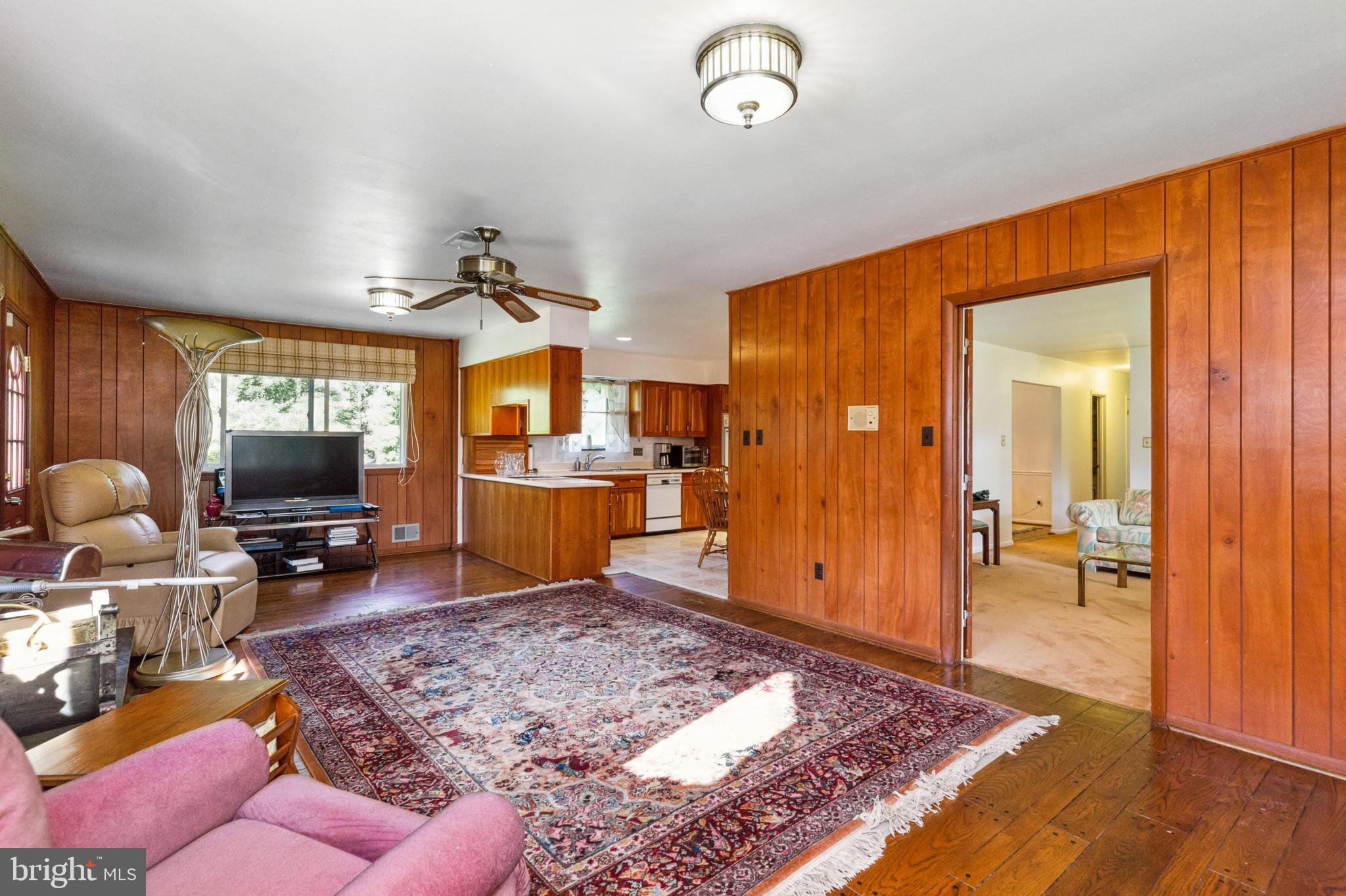 6812 Coolridge Road Temple Hills, MD 20748 - Photo 6 of 16 Den with fireplace and access to backyard